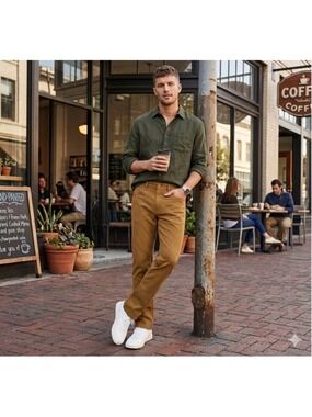 Men's Lands' End Blake Shelton Chinos & Khakis Waist 37 tan